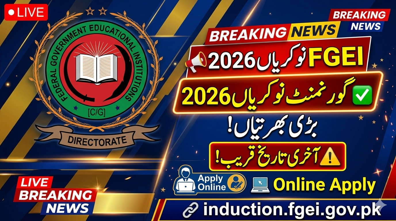 FGEI Jobs 2026 Online Apply